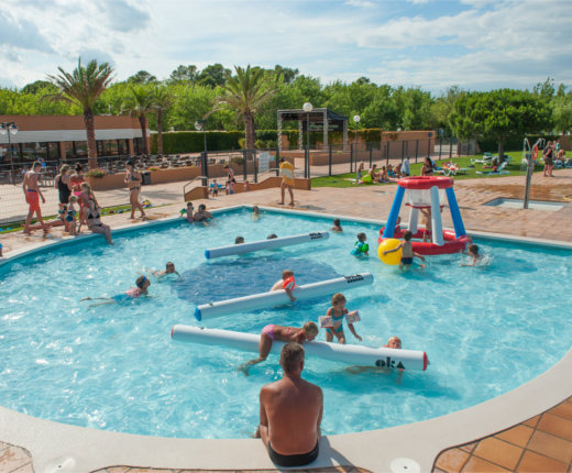 Playa Brava, Camping Costa Brava, Pals, Spanien, Pool